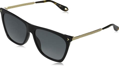 givenchy gv 7096/s black|Black Acetate Flat Top GV7096/S Sunglasses .